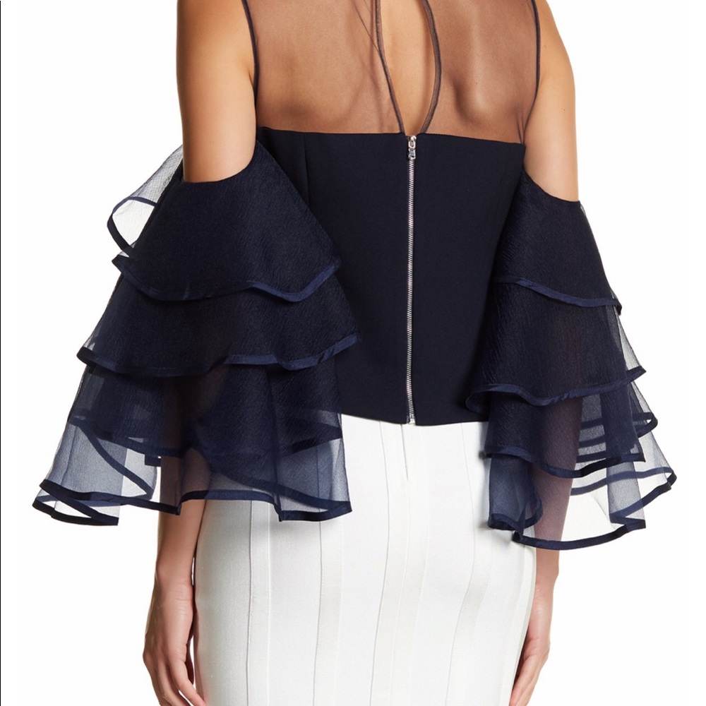 Gracia Navy blue blouse. new with tags